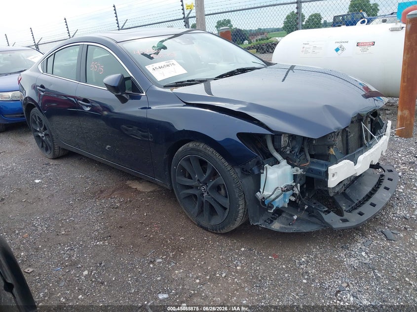 2016 Mazda 6 VIN JM1GJ1W55G1463664 IAAI salvage auction — FRONT END, Salvage (Pennsylvania), sold $400 on 2026-07-15 (photo 1)