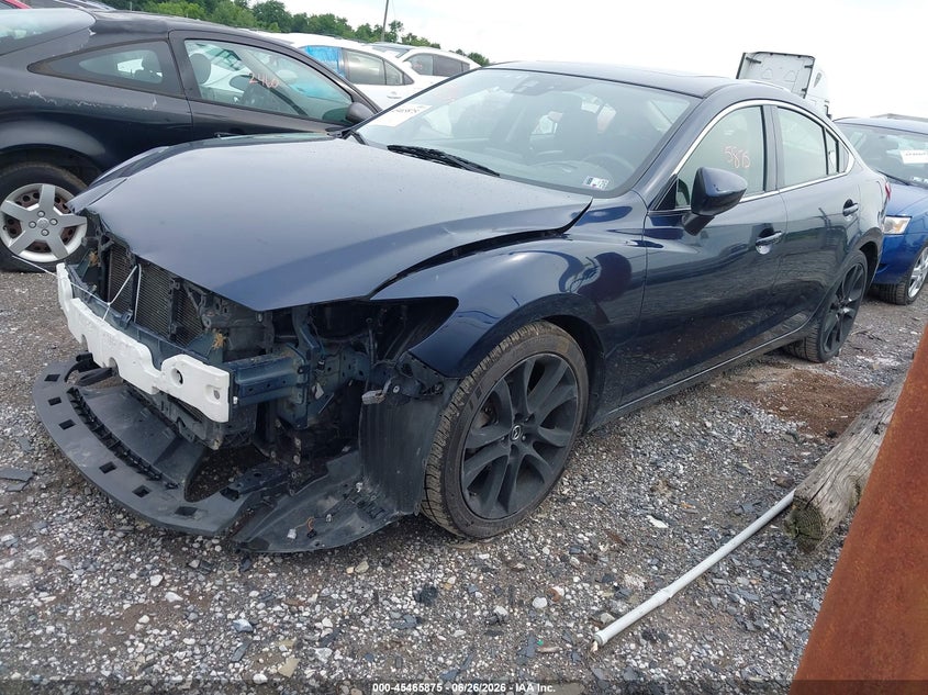 2016 Mazda 6 VIN JM1GJ1W55G1463664 IAAI salvage auction — FRONT END, Salvage (Pennsylvania), sold $400 on 2026-07-15 (photo 2)
