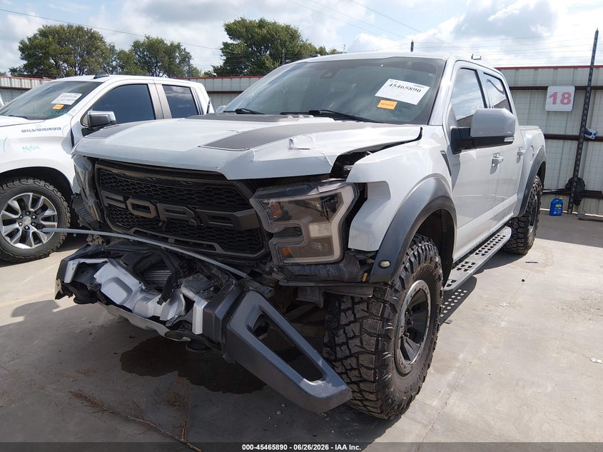 2017 Ford F-150 VIN 1FTFW1RG5HFA66454 IAAI salvage auction — Front End, Clear, sold $14,150 on 2026-09-29 (photo 2)