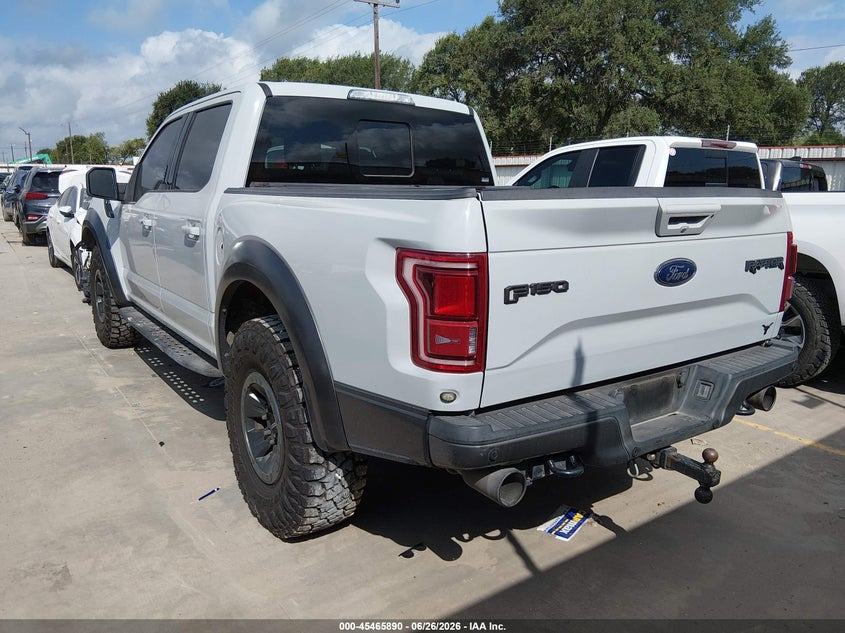 2017 Ford F-150 VIN 1FTFW1RG5HFA66454 IAAI salvage auction — Front End, Clear, sold $14,150 on 2026-09-29 (photo 3)