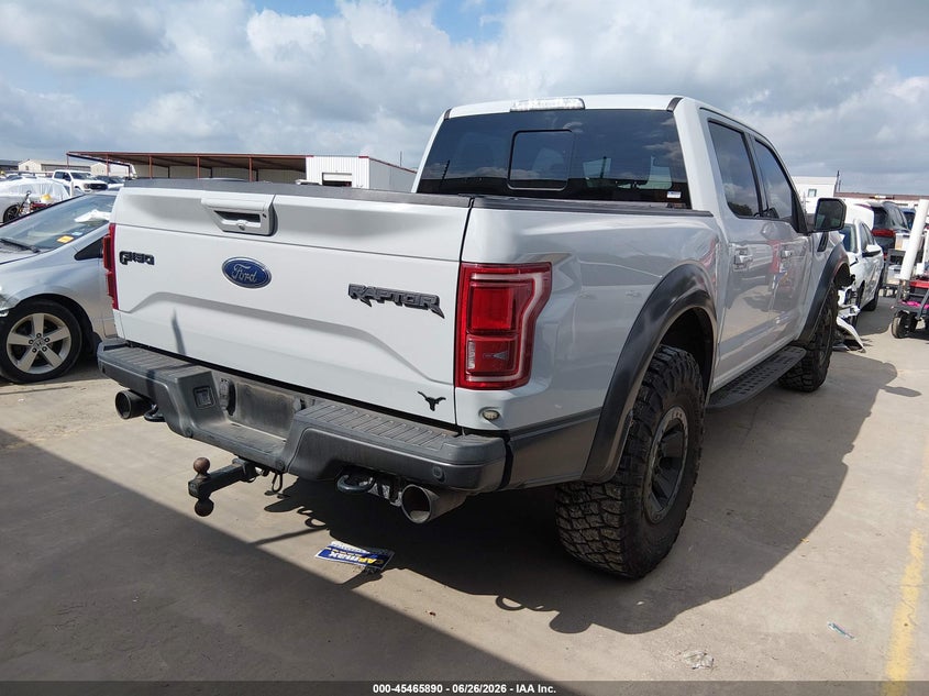 2017 Ford F-150 VIN 1FTFW1RG5HFA66454 IAAI salvage auction — Front End, Clear, sold $14,150 on 2026-09-29 (photo 4)