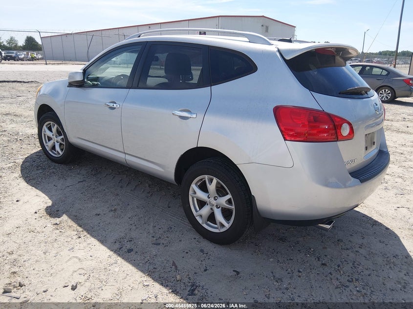 2010 Nissan Rogue VIN JN8AS5MT0AW006917 IAAI salvage auction — REAR END, Salvage (Georgia), sold $1,050 on 2026-07-16 (photo 3)