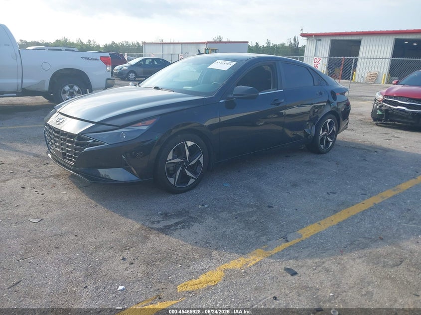2022 Hyundai Elantra VIN 5NPLN4AG1NH058825 IAAI salvage auction — LEFT SIDE, Rebuildable (Florida), sold $5,350 on 2026-07-13 (photo 2)