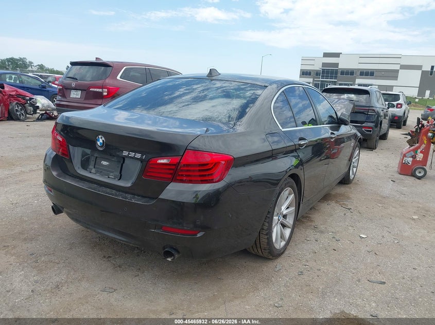 2014 BMW 5er VIN WBA5B1C53ED483655 IAAI salvage auction — FRONT END, Salvage Title, sold $500 on 2026-08-19 (photo 4)