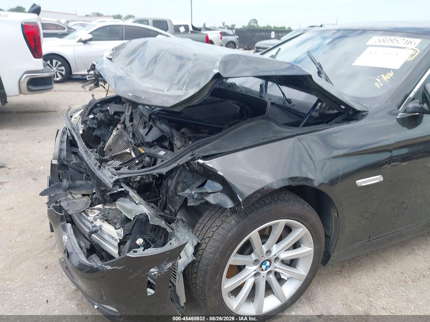 2014 BMW 5er VIN WBA5B1C53ED483655 IAAI salvage auction — FRONT END, Salvage Title, sold $500 on 2026-08-19 (photo 6)