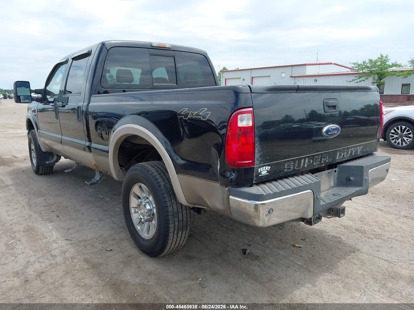 2008 Ford F-550 super duty VIN 1FTWW31R18EC10757 IAAI salvage auction — LEFT REAR, Clear (Michigan), sold $4,500 on 2026-07-09 (photo 3)