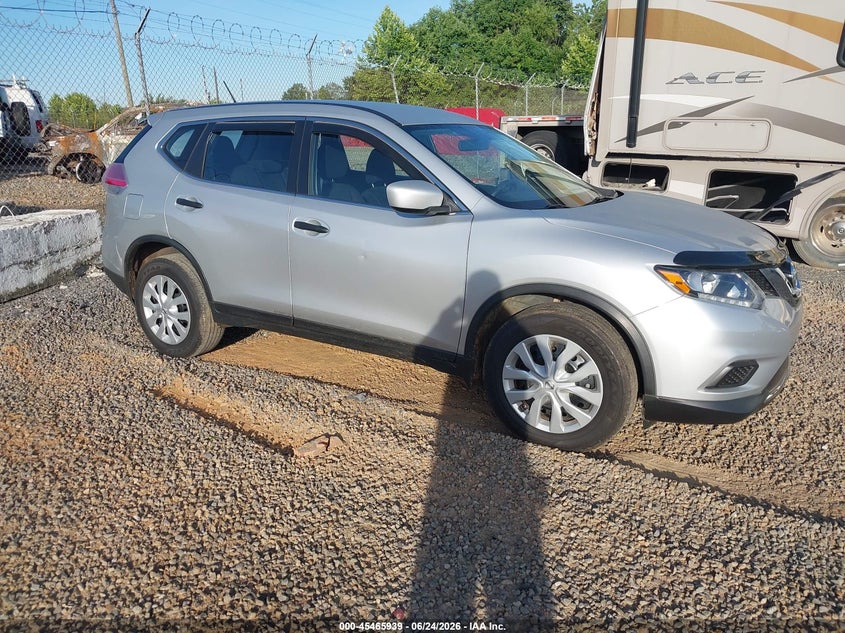 2016 Nissan Rogue VIN JN8AT2MT9GW023199 IAAI salvage auction — LEFT FRONT, Salvage (North Carolina), sold $800 on 2026-07-10 (photo 1)