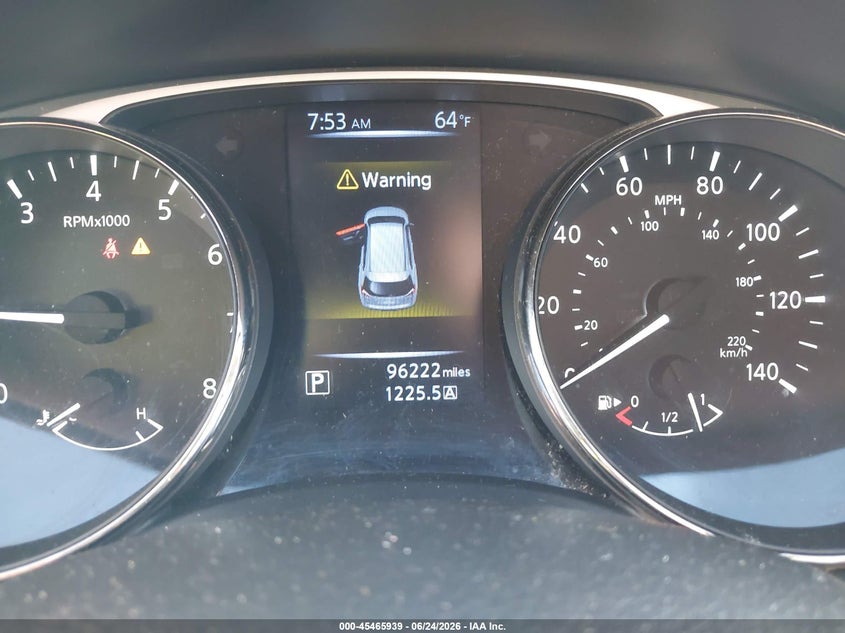 2016 Nissan Rogue VIN JN8AT2MT9GW023199 IAAI salvage auction — LEFT FRONT, Salvage (North Carolina), sold $800 on 2026-07-10 (photo 7)