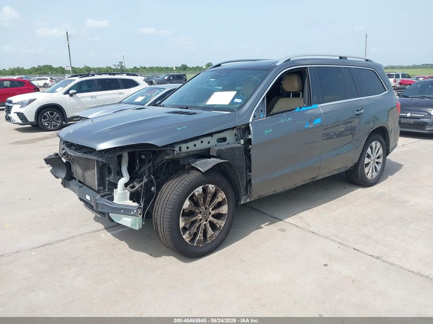 2017 Mercedes-benz Gls-klasse VIN 4JGDF6EE1HA968438 IAAI salvage auction — FRONT END, Original (Texas), sold $9,275 on 2026-08-21 (photo 2)