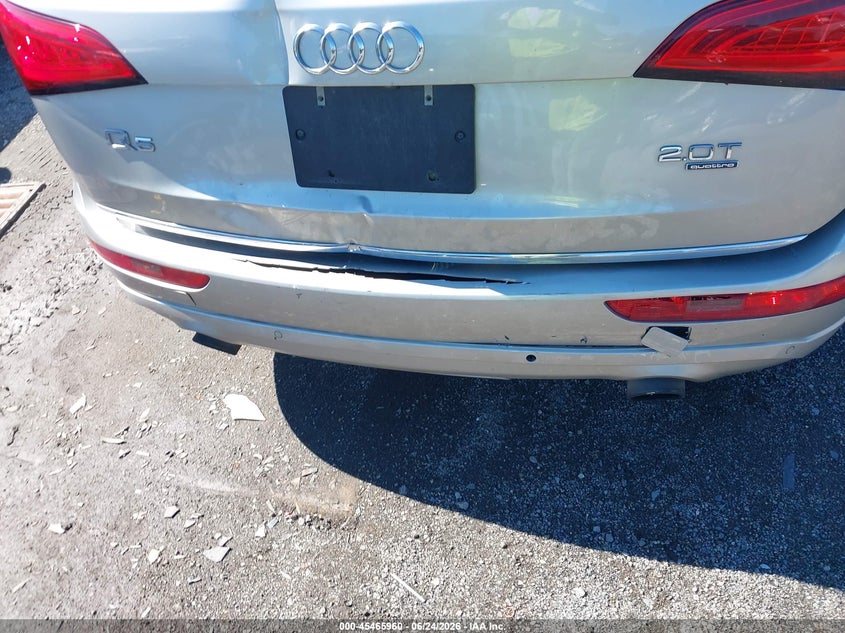 2015 Audi Q5 VIN WA1LFAFP6FA049836 IAAI salvage auction — REAR END, Salvage - Greater Than 75% (Maryland), sold $975 on 2026-07-30 (photo 6)