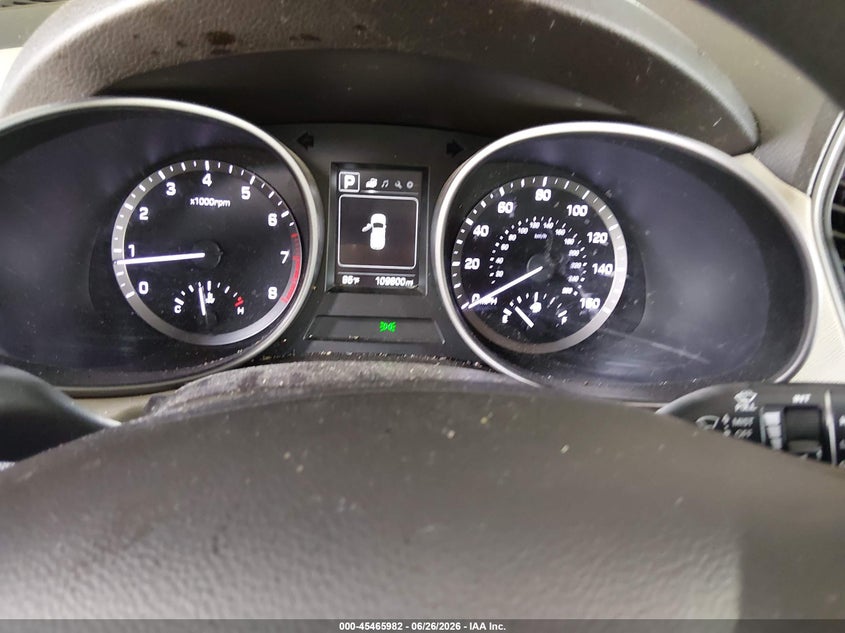 2018 Hyundai Santa fe VIN 5XYZT3LB7JG545783 IAAI salvage auction — REAR END, Wait Title, sold $2,500 on 2026-08-03 (photo 7)