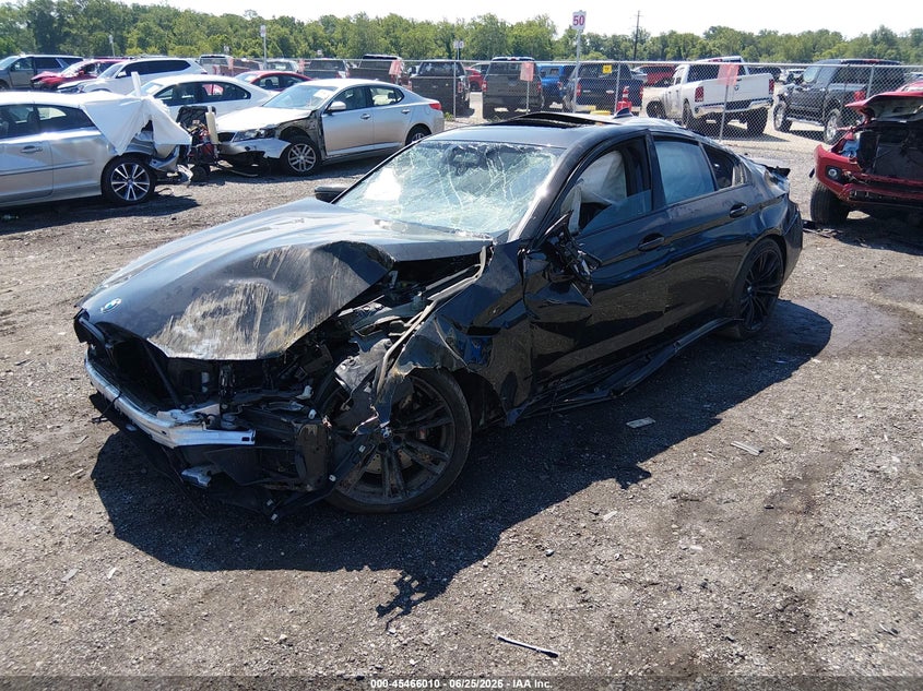 2022 BMW M5 VIN WBS83CH09NCH61112 IAAI salvage auction — ALL OVER, Wait Title, sold $16,950 on 2026-08-24 (photo 2)