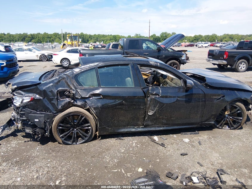 2022 BMW M5 VIN WBS83CH09NCH61112 IAAI salvage auction — ALL OVER, Wait Title, sold $16,950 on 2026-08-24 (photo 6)