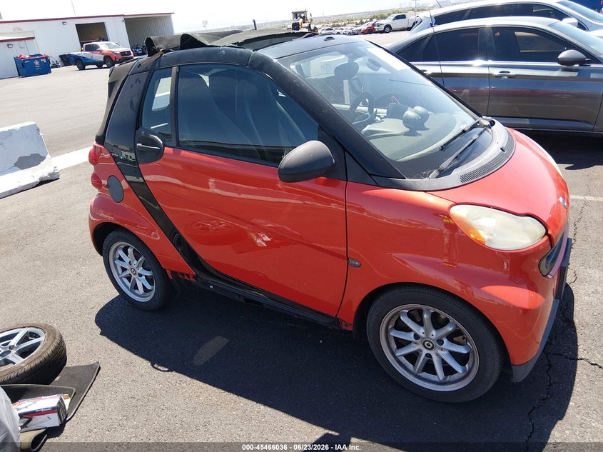 2008 Smart Fortwo VIN WMEEK31X48K083737 IAAI salvage auction — NORMAL WEAR, Clear (California), sold $1,050 on 2026-07-10 (photo 1)