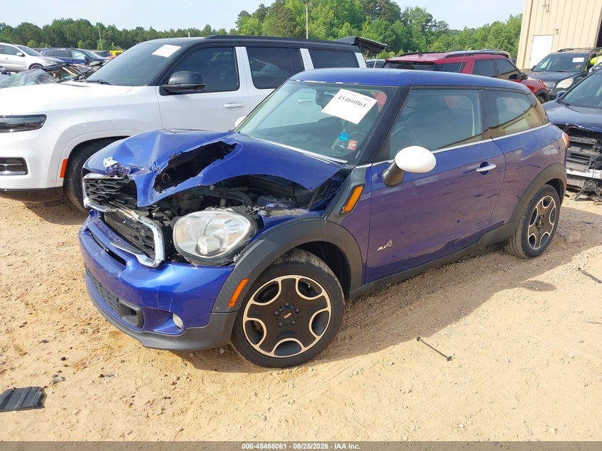 2014 Mini Paceman VIN WMWSS7C58EWN71708 IAAI salvage auction — FRONT END, Salvage (North Carolina), sold $750 on 2026-07-27 (photo 2)