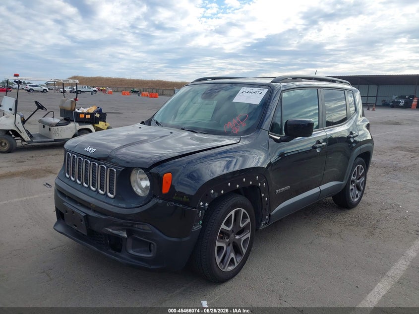 2015 Jeep Renegade VIN ZACCJABT0FPB69384 IAAI salvage auction — SIDE, Salvage Title, sold $1,050 on 2026-07-22 (photo 2)