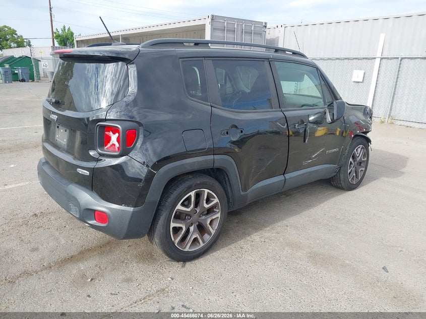 2015 Jeep Renegade VIN ZACCJABT0FPB69384 IAAI salvage auction — SIDE, Salvage Title, sold $1,050 on 2026-07-22 (photo 4)