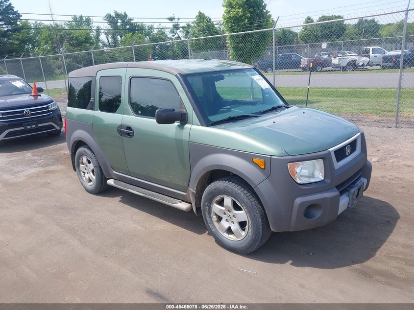 2003 Honda Element VIN 5J6YH28533L043493 IAAI salvage auction — UNKNOWN, Clear (Virginia), sold $1,150 on 2026-07-09 (photo 1)