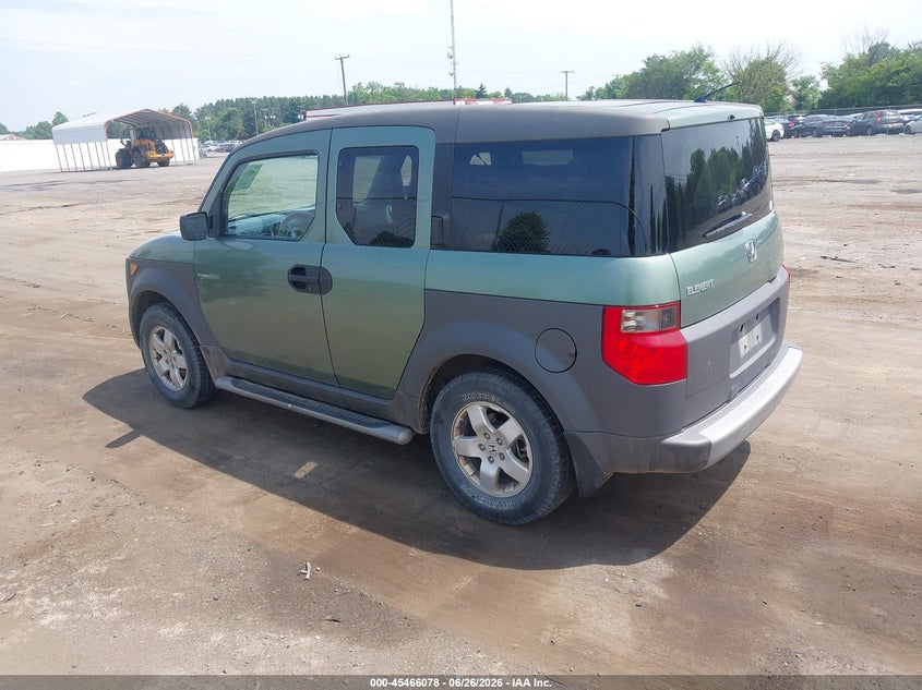 2003 Honda Element VIN 5J6YH28533L043493 IAAI salvage auction — UNKNOWN, Clear (Virginia), sold $1,150 on 2026-07-09 (photo 3)