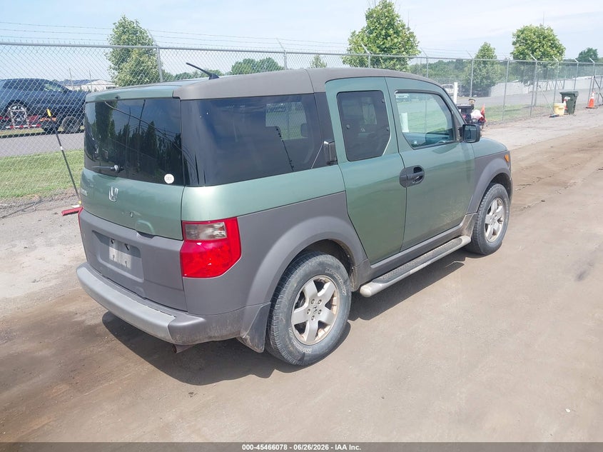 2003 Honda Element VIN 5J6YH28533L043493 IAAI salvage auction — UNKNOWN, Clear (Virginia), sold $1,150 on 2026-07-09 (photo 4)