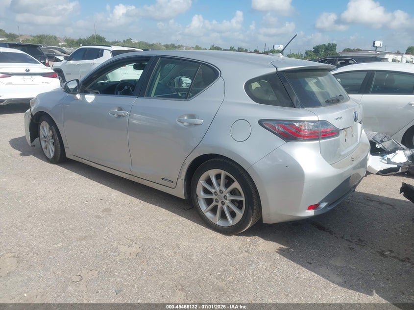 2013 Lexus Ct VIN JTHKD5BH6D2155268 IAAI salvage auction — ELECTRICAL, Salvage (Texas), sold $2,050 on 2026-07-15 (photo 3)
