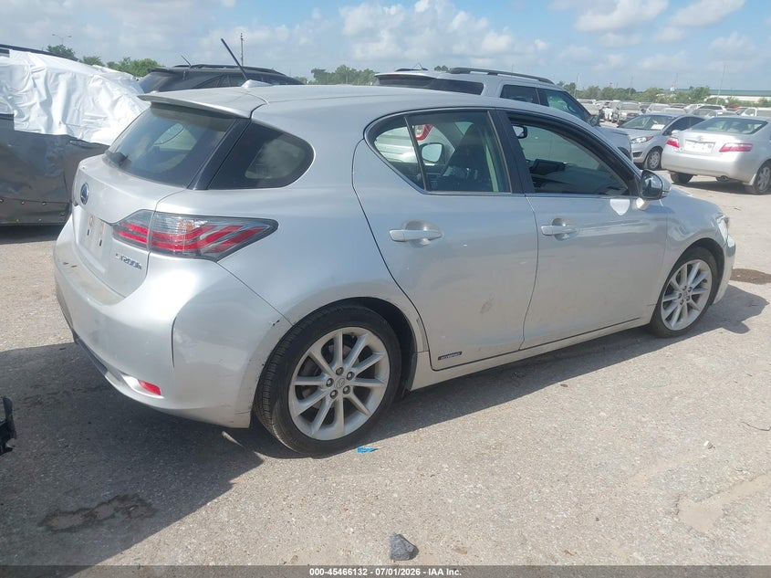 2013 Lexus Ct VIN JTHKD5BH6D2155268 IAAI salvage auction — ELECTRICAL, Salvage (Texas), sold $2,050 on 2026-07-15 (photo 4)