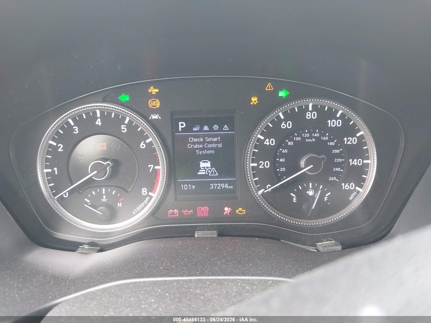 2020 Hyundai Santa fe VIN 5NMS23AD1LH207524 IAAI salvage auction — FRONT END, Salvage (Texas), sold $1,700 on 2026-07-09 (photo 7)