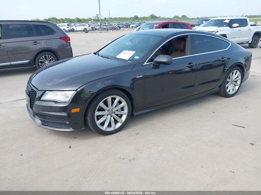 2013 Audi A7 VIN WAU2GAFC2DN009817 IAAI salvage auction — HAIL, Original (Texas), sold $3,975 on 2026-08-01 (photo 2)