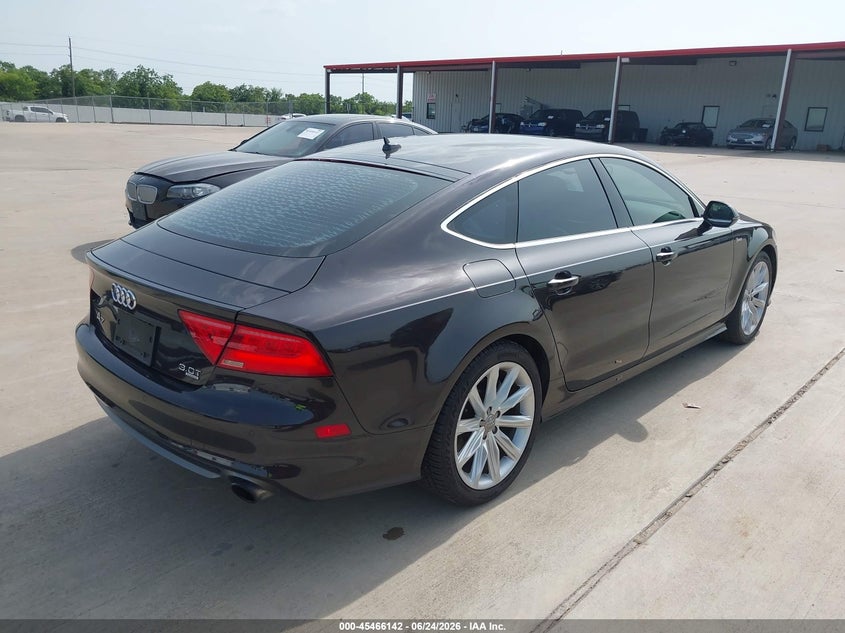 2013 Audi A7 VIN WAU2GAFC2DN009817 IAAI salvage auction — HAIL, Original (Texas), sold $3,975 on 2026-08-01 (photo 4)