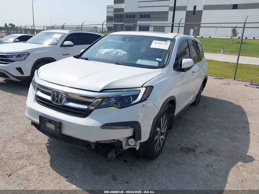 2021 Honda Pilot VIN 5FNYF5H58MB027906 IAAI salvage auction — LEFT & RIGHT, Salvage (Texas), sold $7,500 on 2026-07-24 (photo 2)