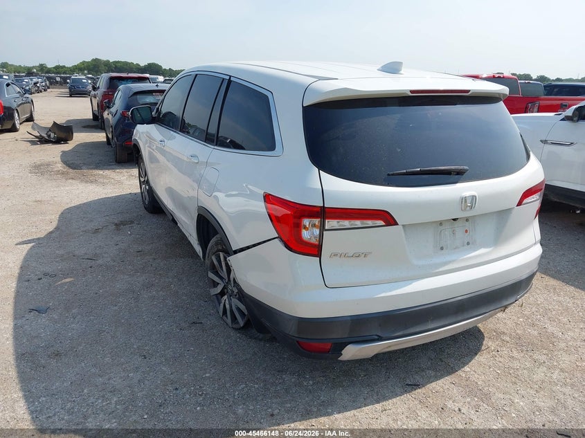 2021 Honda Pilot VIN 5FNYF5H58MB027906 IAAI salvage auction — LEFT & RIGHT, Salvage (Texas), sold $7,500 on 2026-07-24 (photo 3)