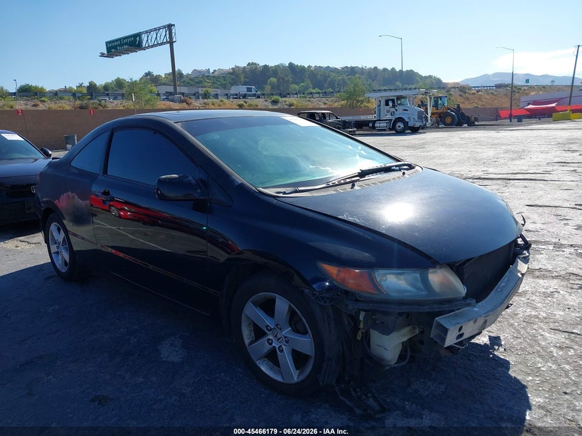 2007 Honda Civic VIN 2HGFG12827H543968 IAAI salvage auction — FRONT END, Salvage (California), sold $325 on 2026-07-09 (photo 1)