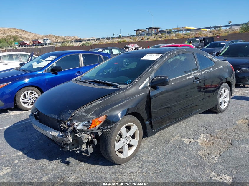 2007 Honda Civic VIN 2HGFG12827H543968 IAAI salvage auction — FRONT END, Salvage (California), sold $325 on 2026-07-09 (photo 2)