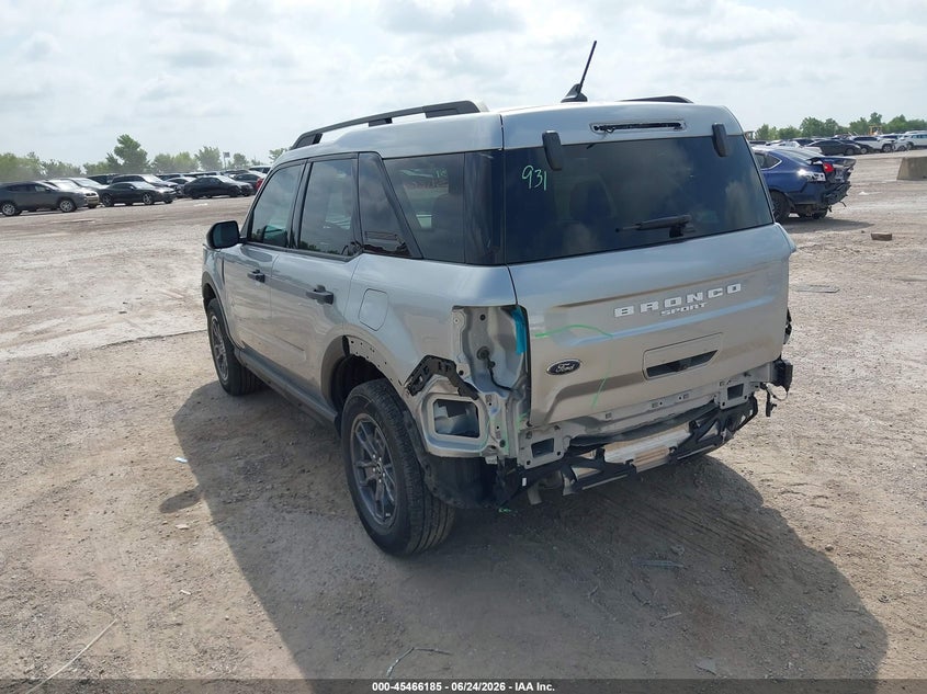2023 Ford Bronco sport VIN 3FMCR9B61PRE32689 IAAI salvage auction — REAR END, Original (Texas), sold $8,550 on 2026-08-19 (photo 3)