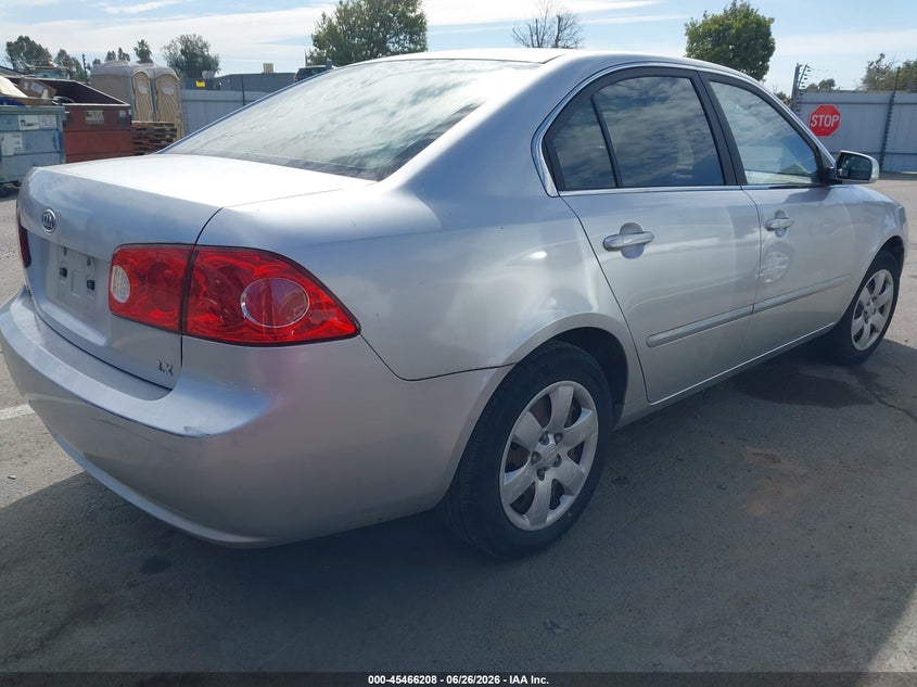 2008 Kia Optima VIN KNAGE123285189761 IAAI salvage auction — NORMAL WEAR, Clear - Dealer Only (California), sold $275 on 2026-07-21 (photo 4)