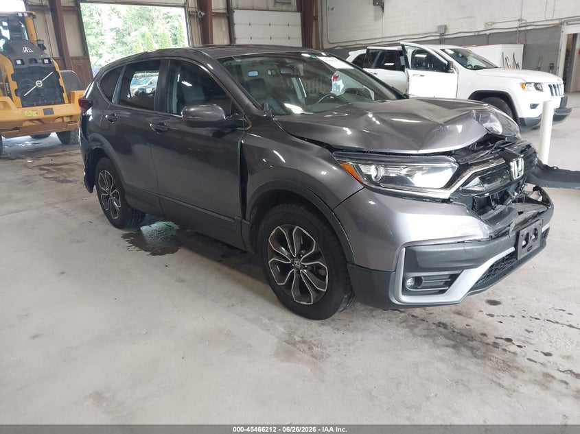 2021 Honda Cr-v VIN 7FARW2H81ME007160 IAAI salvage auction — FRONT & REAR, Salvage Title, sold $6,400 on 2026-07-15 (photo 1)