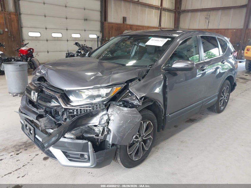 2021 Honda Cr-v VIN 7FARW2H81ME007160 IAAI salvage auction — FRONT & REAR, Salvage Title, sold $6,400 on 2026-07-15 (photo 2)