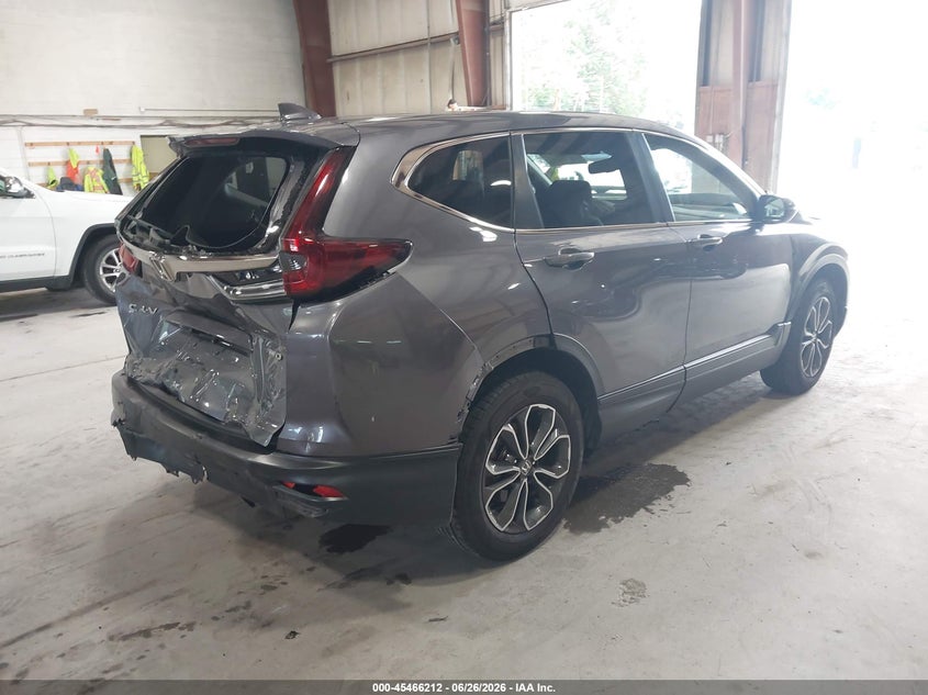 2021 Honda Cr-v VIN 7FARW2H81ME007160 IAAI salvage auction — FRONT & REAR, Salvage Title, sold $6,400 on 2026-07-15 (photo 4)