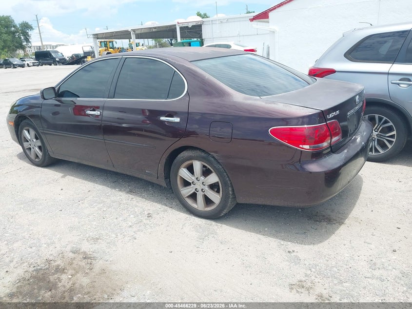 2006 Lexus Es 330 VIN JTHBA30G665171219 IAAI salvage auction — NORMAL WEAR, Clear (Florida), sold $375 on 2026-07-22 (photo 3)