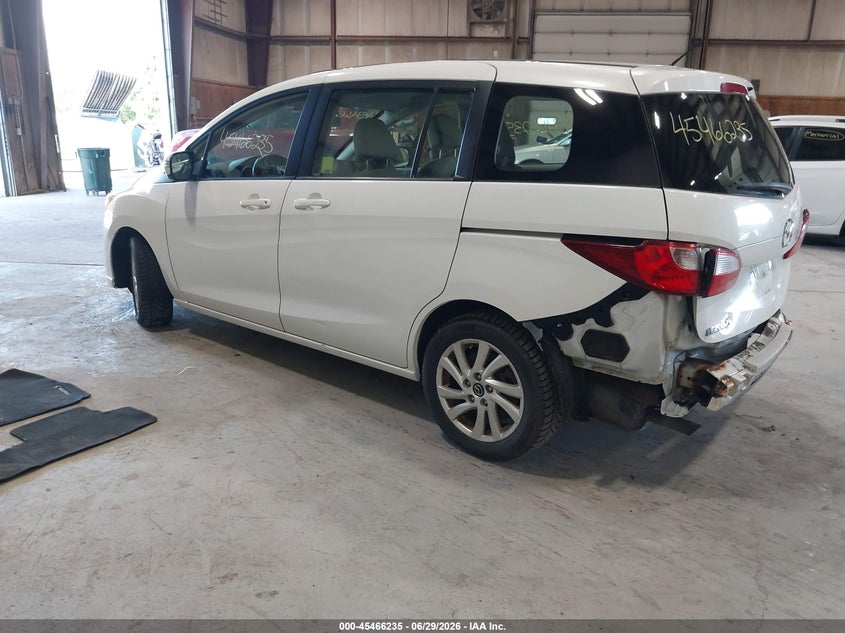 2013 Mazda 5 VIN JM1CW2BL8D0150474 IAAI salvage auction — REAR END, Mv-907A (New York), sold $1,300 on 2026-07-10 (photo 3)
