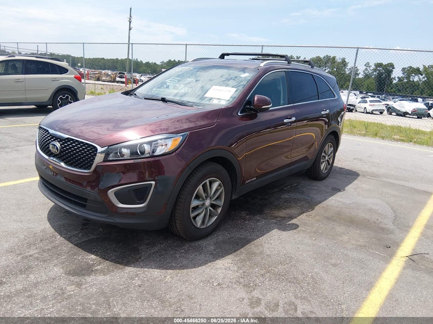 2017 Kia Sorento VIN 5XYPGDA53HG327915 IAAI salvage auction — FRONT END, Clear (Pennsylvania), sold $3,100 on 2026-07-15 (photo 2)