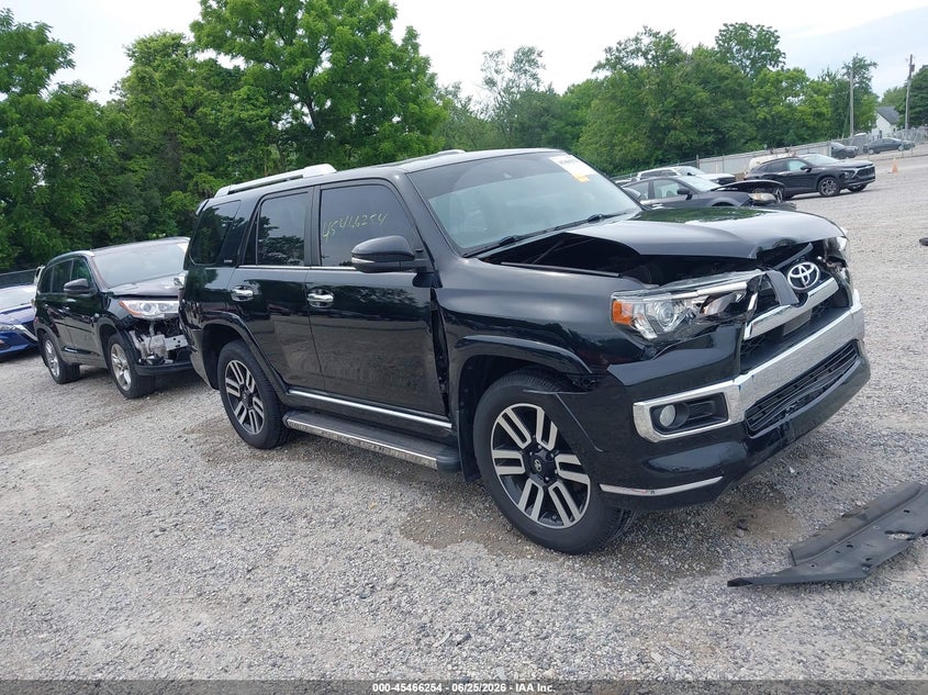 2020 Toyota 4runner VIN JTEBU5JR3L5799234 IAAI salvage auction — FRONT END, Salvage (Ohio), sold $17,100 on 2026-07-31 (photo 1)
