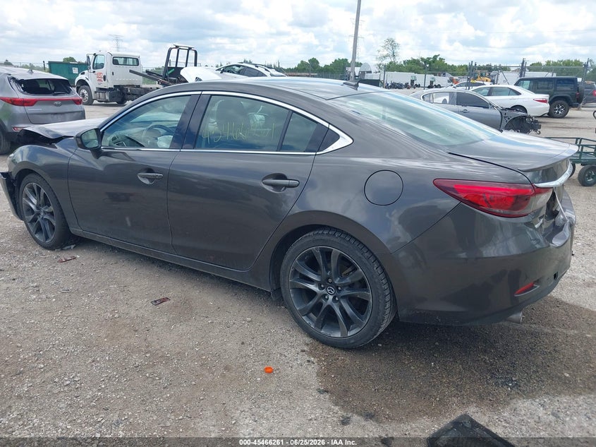 2016 Mazda 6 VIN JM1GJ1W56G1473684 IAAI salvage auction — FRONT & REAR, Junk Bill Of Sale Mv2459 (Wisconsin), sold $425 on 2026-07-28 (photo 3)