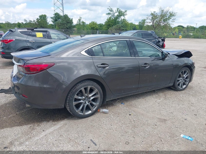 2016 Mazda 6 VIN JM1GJ1W56G1473684 IAAI salvage auction — FRONT & REAR, Junk Bill Of Sale Mv2459 (Wisconsin), sold $425 on 2026-07-28 (photo 4)