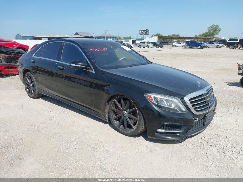 2015 Mercedes-benz S-klasse VIN WDDUG8CB0FA130023 IAAI salvage auction — REAR END, Salvage Title, sold $6,000 on 2026-07-31 (photo 1)