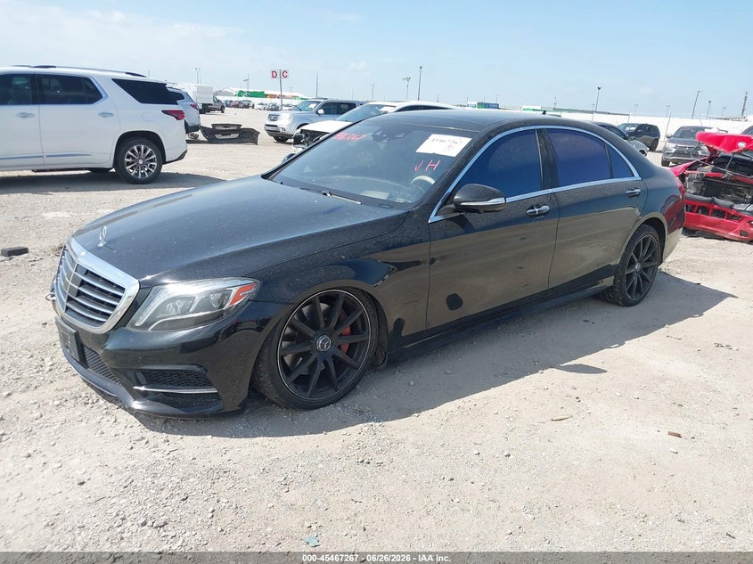 2015 Mercedes-benz S-klasse VIN WDDUG8CB0FA130023 IAAI salvage auction — REAR END, Salvage Title, sold $6,000 on 2026-07-31 (photo 2)