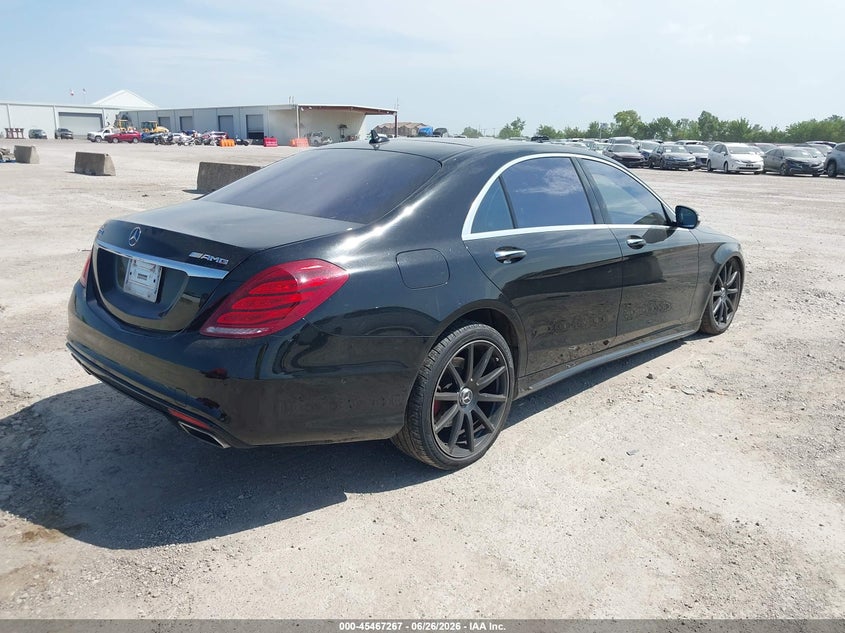 2015 Mercedes-benz S-klasse VIN WDDUG8CB0FA130023 IAAI salvage auction — REAR END, Salvage Title, sold $6,000 on 2026-07-31 (photo 4)