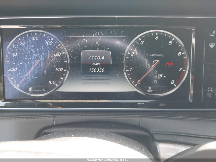 2015 Mercedes-benz S-klasse VIN WDDUG8CB0FA130023 IAAI salvage auction — REAR END, Salvage Title, sold $6,000 on 2026-07-31 (photo 7)