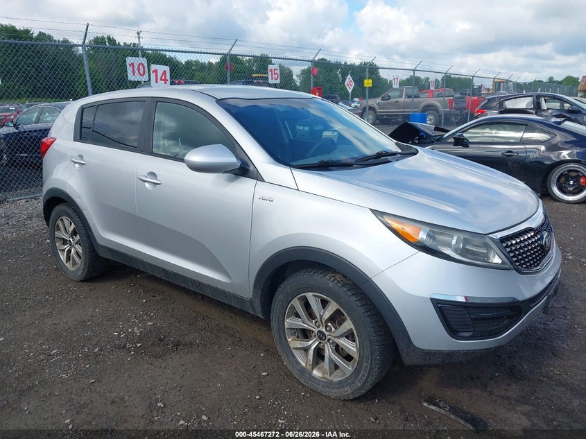 2016 Kia Sportage VIN KNDPBCAC2G7831780 IAAI salvage auction — NORMAL WEAR, Clear (New York), sold $1,000 on 2026-07-16 (photo 6)