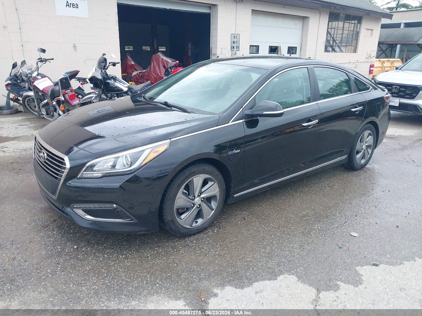 2017 Hyundai Sonata hybrid VIN KMHE14L22HA066123 IAAI salvage auction — ALL OVER, Sf97 (New Hampshire), sold $8,300 on 2026-07-23 (photo 2)